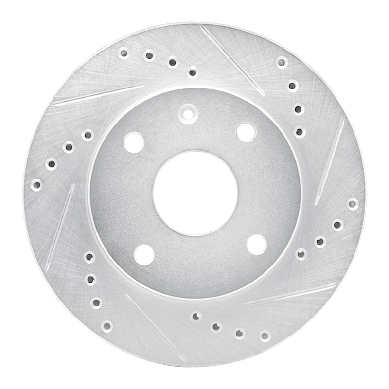 R1 Concepts — R1 04-10 Chevrolet Optra (Mexico) Front Right Drilled & Slotted Silver Brake Rotor
R1 Brake Rotor Drill