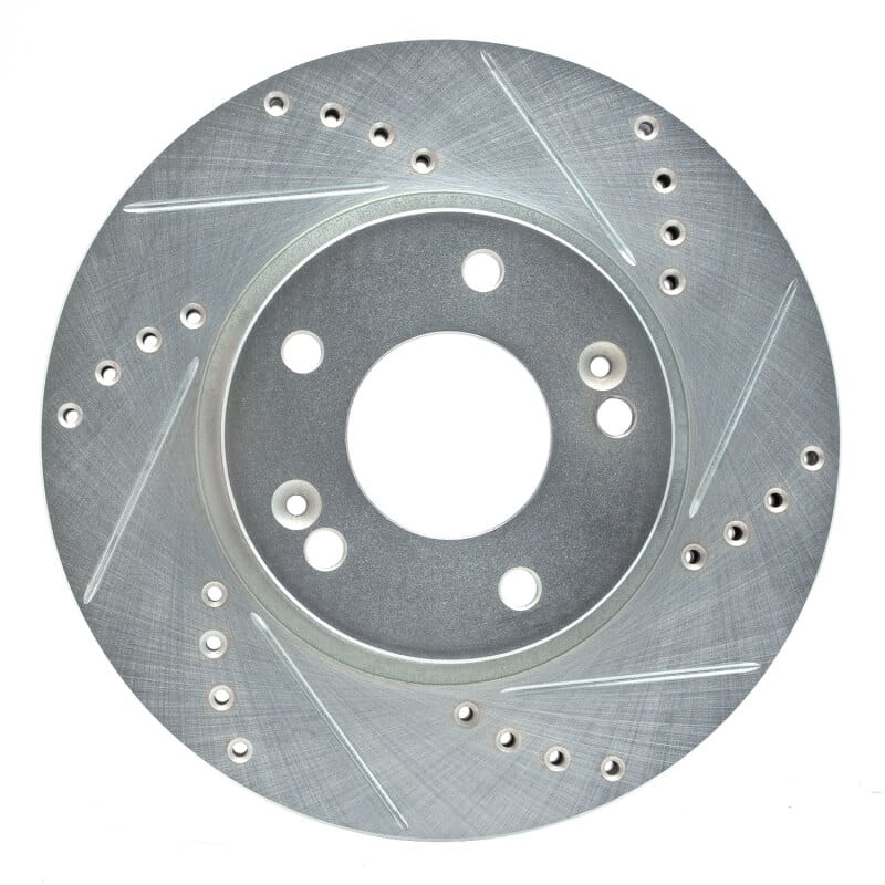 R1 Concepts — R1 15-25 Hyundai Kona EV Front Right Drilled & Slotted Silver Brake Rotor
R1 Brake Rotor Drill