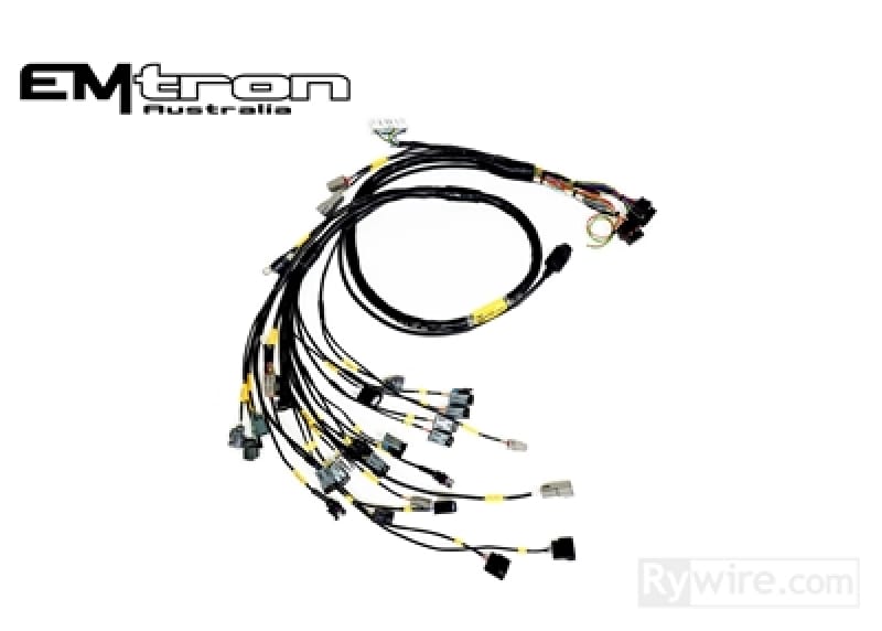 Rywire — Rywire Honda B-Series (w/MTron KV8 ECU) Eng Harn w/OBD1 Alt/EV14 Inj/AEM IAT & MAP (Adapter Req)