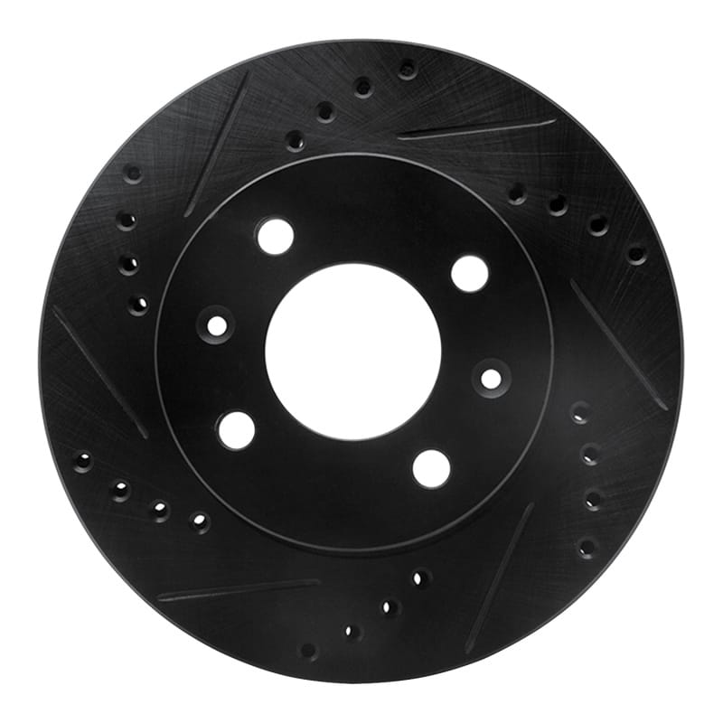 R1 Concepts — R1 03-06 Dodge Verna (Mexico) Front Left Drilled & Slotted Black Brake Rotor
R1 Brake Rotor Drill