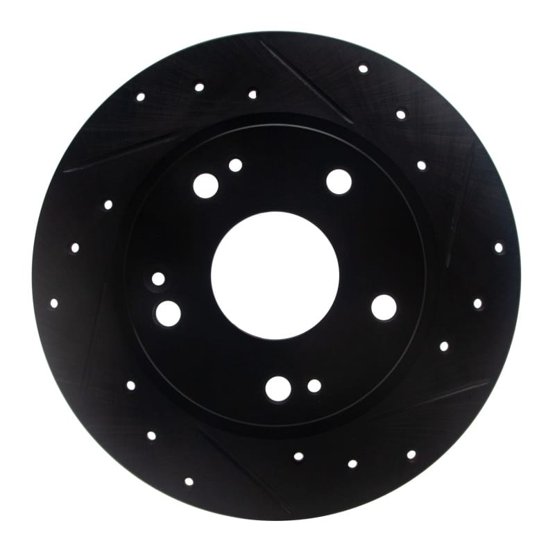 R1 Concepts — R1 2016-2025 Honda Civic Hatchback Rear Right Drilled & Slotted Black Brake Rotor
R1 Brake Rotor Drill