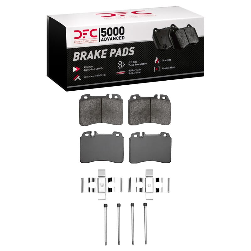 DFC — DFC 90-95 Mercedes-Benz E320 Front 5000 Advanced Low Metallic Brake Pads and Hardware Kit
DFC Brake Pad Set