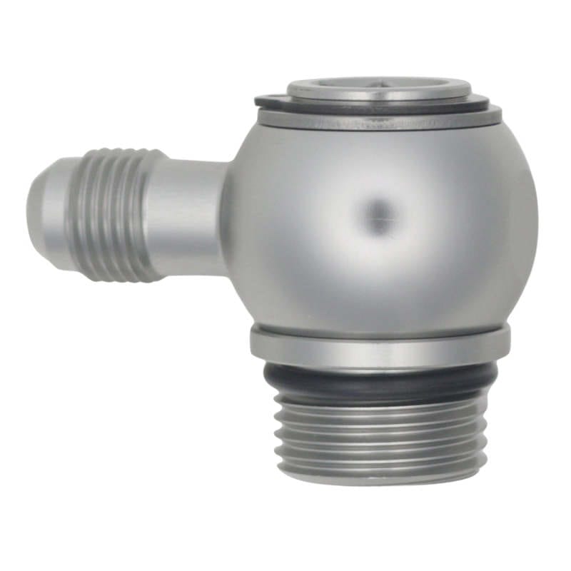 DeatschWerks — DeatschWerks 10AN ORB Male to 6AN Male Flare Low Profile 90-Degree Swivel - Anodized DW Titanium
Lines & Fittings