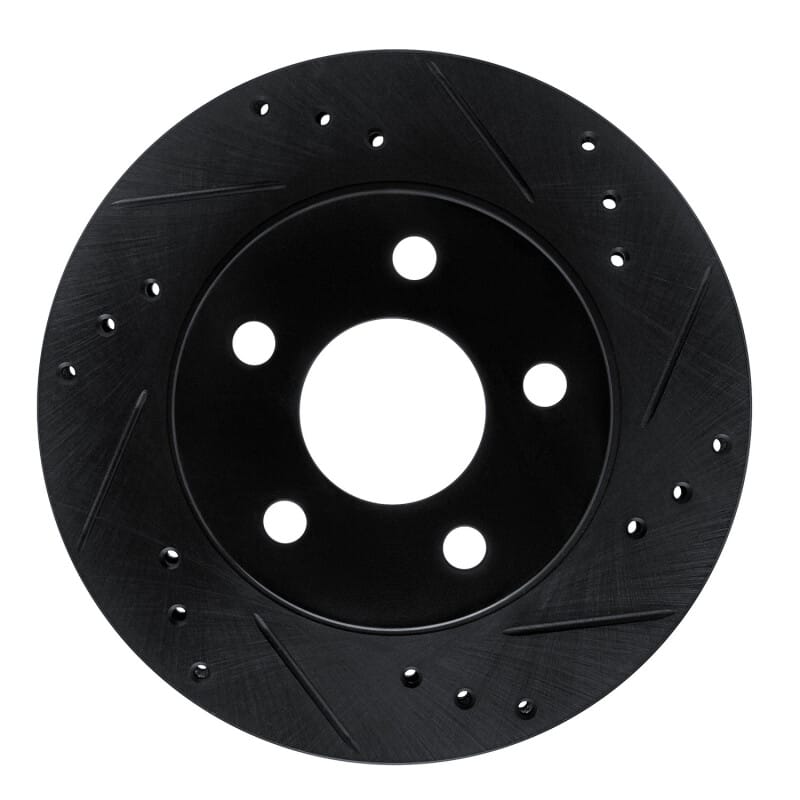 R1 Concepts — R1 86-92 Ford Thunderbird Rear Right Front Right Drilled & Slotted Black Brake Rotor
R1 Brake Rotor Drill