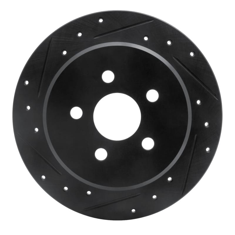 R1 Concepts — R1 03-10 Chrysler PT Cruiser Rear Left Drilled & Slotted Black Brake Rotor
R1 Brake Rotor Drill