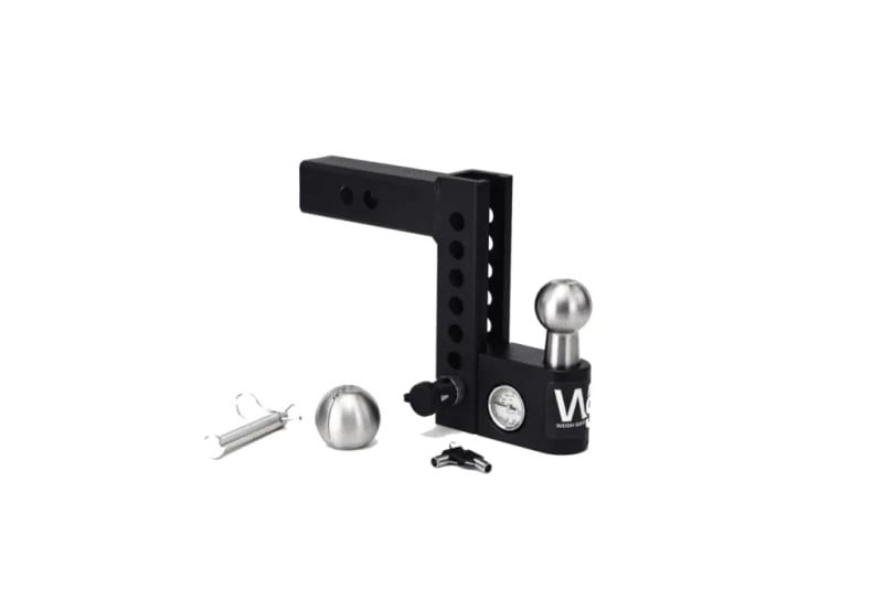 Weigh Safe — Weigh Safe Aero Hitch 4in Drop Hitch & 2in Shank (10K/12.5K GTWR) - Steel