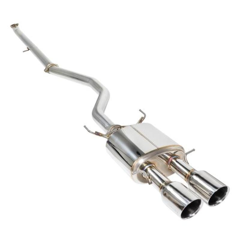Remark — Remark 2017 Civic Si 4 Door Sedan Cat Back Exhaust w/Stainless Double Wall Tip (Not Resonated)