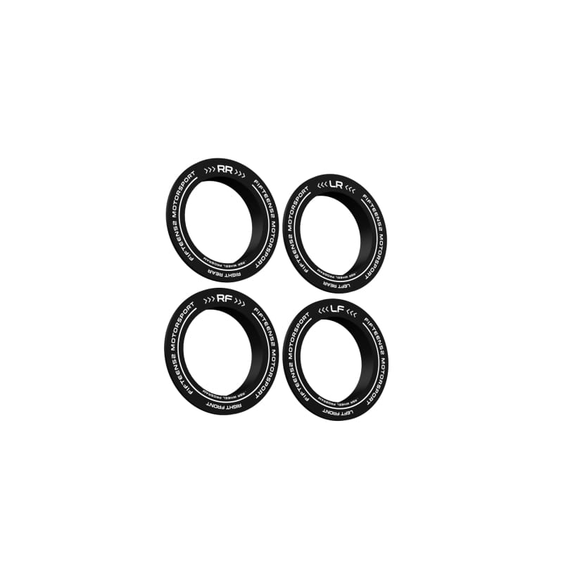 fifteen52 — fifteen52 Holeshot RSR Center Ring - Corner Designation Set of Four - Black
fft52-RSRRING-BLACK-CD-SET