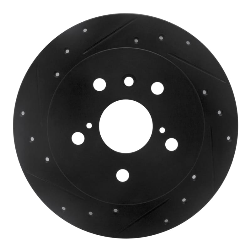 R1 Concepts — R1 18-24 Toyota Camry Rear Left Drilled & Slotted Black Brake Rotor
R1 Brake Rotor Drill