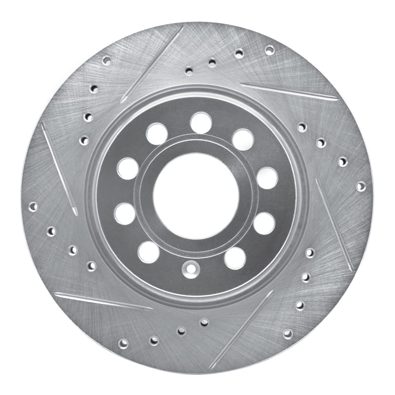 R1 Concepts — R1 05-15 Volkswagen Jetta Sedan Front Left Drilled & Slotted Silver Brake Rotor
R1 Brake Rotor Drill
