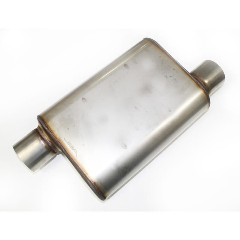 JBA — JBA Universal Chambered Style 304SS Muffler 13x9.75x4in 3in Inlet Diameter Offset/Offset
Muffler