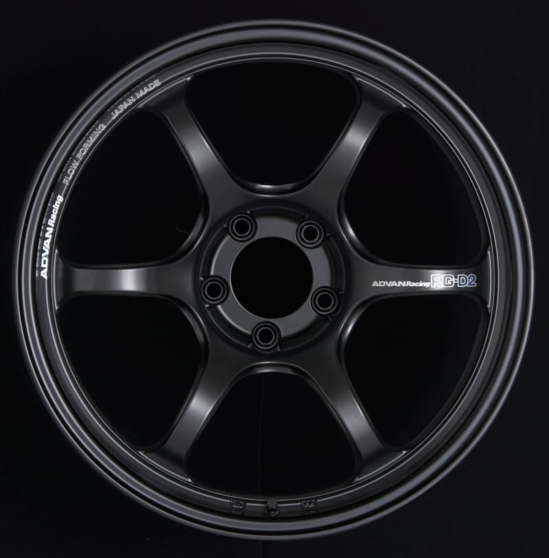Advan — Advan RG-D2 16x6.5 +45 4x100 Semi Gloss Black Wheel