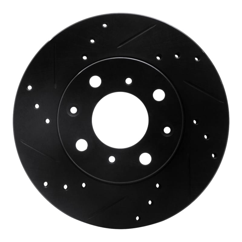 R1 Concepts — R1 90-00 Honda Civic Wagon Front Left Drilled & Slotted Black Brake Rotor
R1 Brake Rotor Drill
