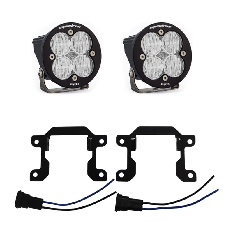 Baja Designs — Baja Designs 2019+ Ram 2500/3500 Big Horn Sports Fog Pocket Kit W/C - Clear