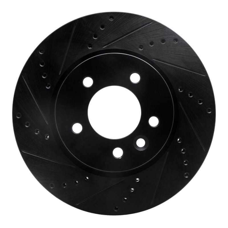 R1 Concepts — R1 05-07 Land Rover LR3 Front Left Drilled & Slotted Black Brake Rotor
R1 Brake Rotor Drill