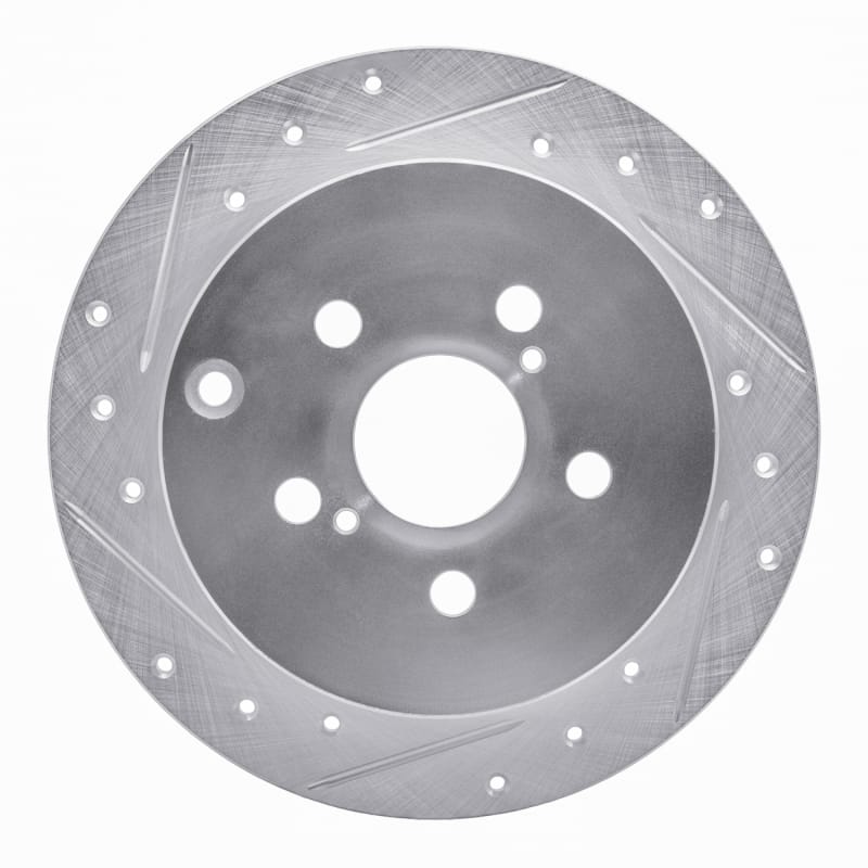 R1 Concepts — R1 00-10 Pontiac Vibe Rear Left Drilled & Slotted Silver Brake Rotor
R1 Brake Rotor Drill