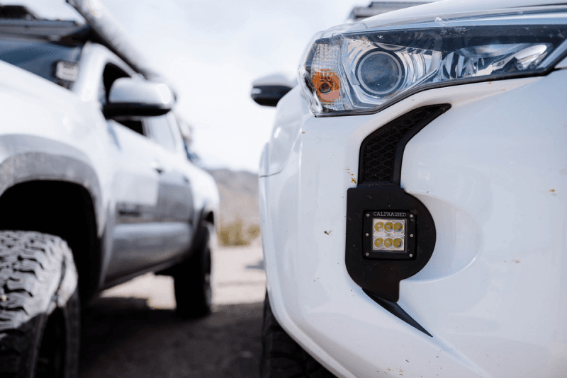 Cali Raised LED — Cali Raised 14-24 Toyota 4Runner Led Fog Light Pod Rep Brackets Kit - Brackets W/ 3X2 18W Pods