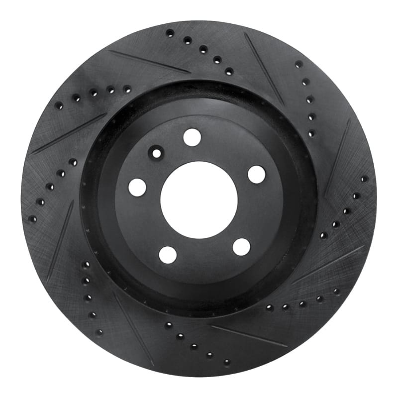 R1 Concepts — R1 05-11 Audi A6 Quattro Rear Right Drilled & Slotted Black Brake Rotor
R1 Brake Rotor Drill