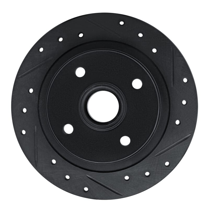 R1 Concepts — R1 84-87 Honda Prelude Rear Right Drilled & Slotted Black Brake Rotor
R1 Brake Rotor Drill