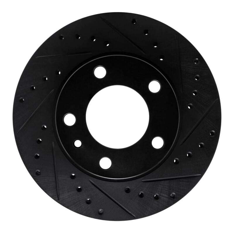 R1 Concepts — R1 82-89 BMW 635CSI Front Right Drilled & Slotted Black Brake Rotor
R1 Brake Rotor Drill