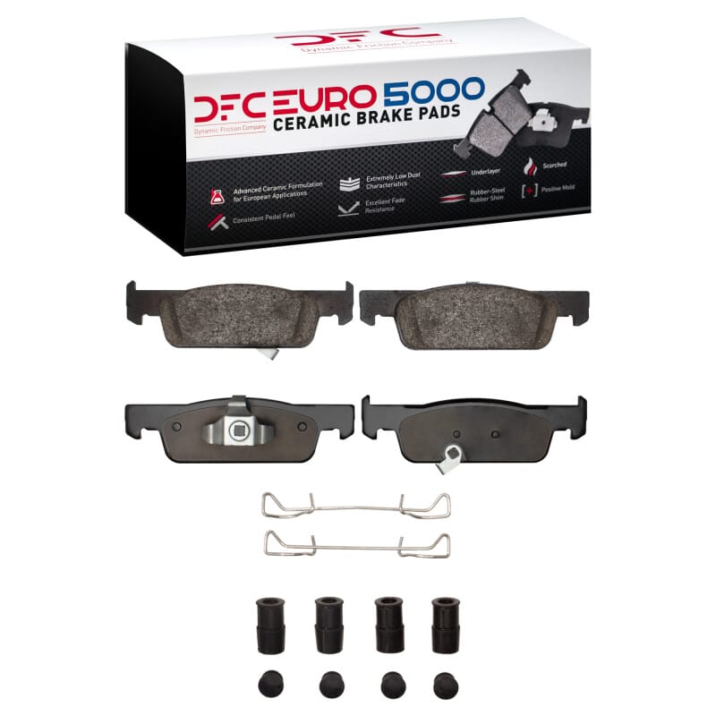 DFC — DFC 16-19 Smart Fortwo Front Euro 5000 Ceramic Brake Pads and Hardware Kit
DFC EURO Pads + HW