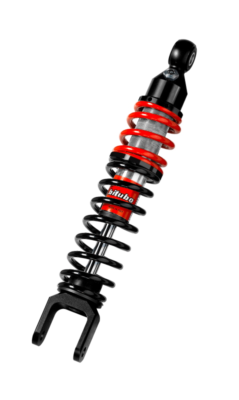 Bitubo Suspension — Bitubo YXB0 Monoshock Rear Adjustable: Spring Preload, Red And Black Springs