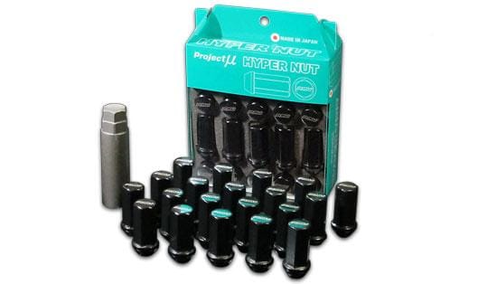 Project Mu — Project Mu Hyper Lug Nut M12 x 1.25 Subaru/Nissan/Infiniti - Black
