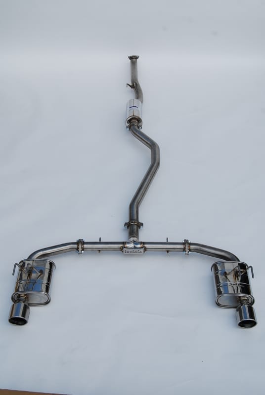 Invidia — Invidia 2022+ Honda Civic Si (1.5T) 70mm Q300 Cat Back Exhaust - Rolled SS Tips