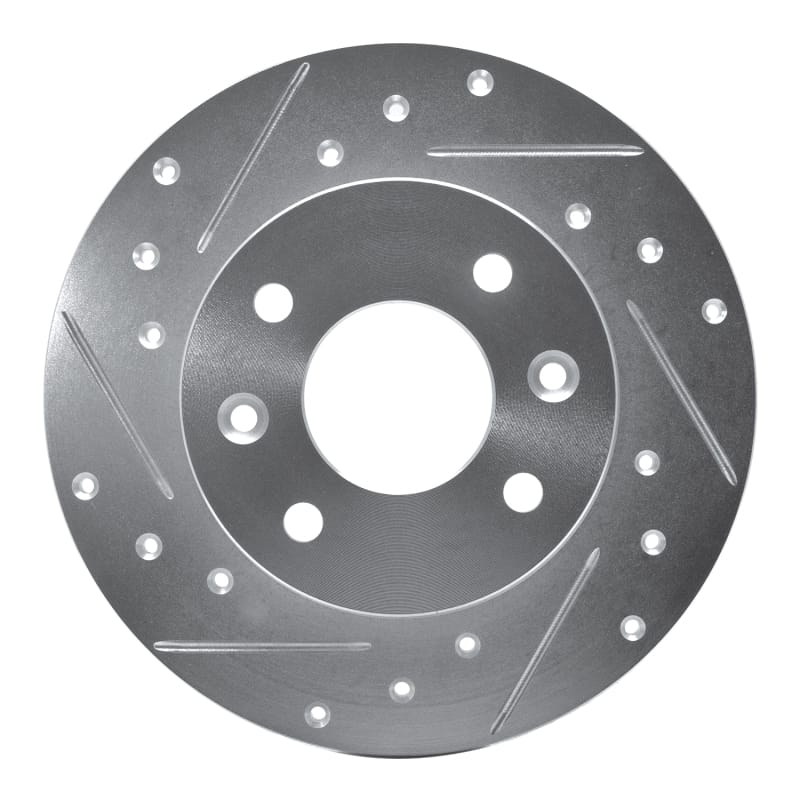 R1 Concepts — R1 81-83 Renault R18I Front Left Drilled & Slotted Silver Brake Rotor
R1 Brake Rotor Drill