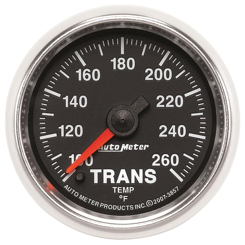 AutoMeter — Autometer GS 100-260 degree Electronic Trans Temperature Gauge
2-1/16" TRANS TEMP,