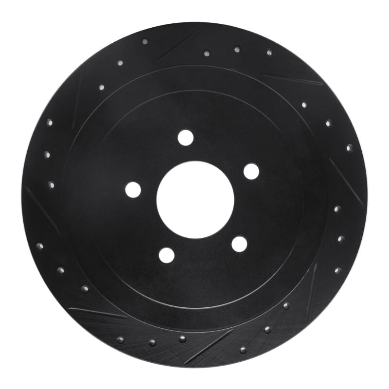 R1 Concepts — R1 03-11 Lincoln Town Car Rear Left Drilled & Slotted Black Brake Rotor
R1 Brake Rotor Drill