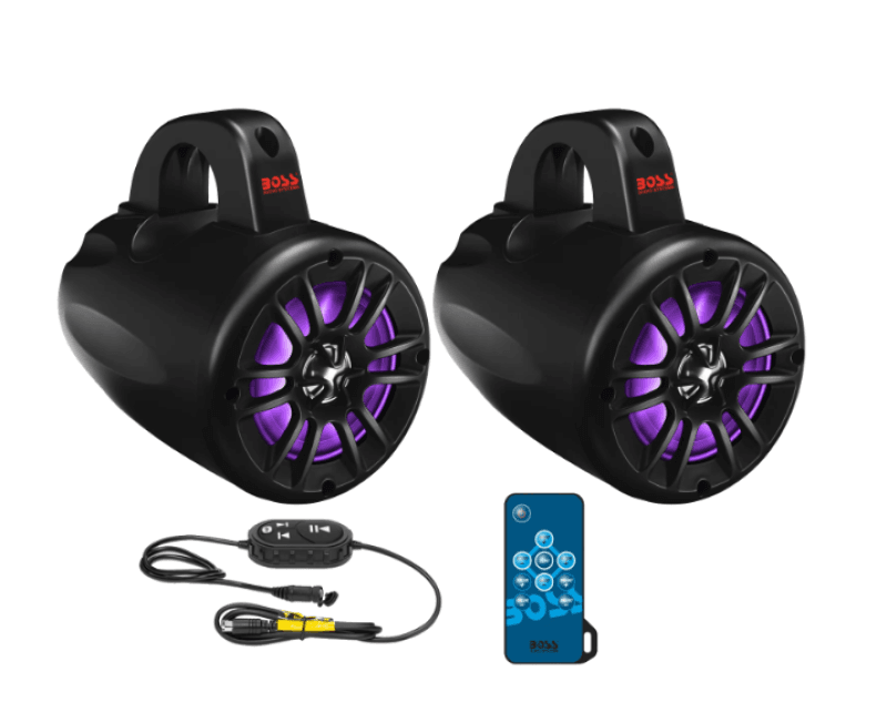 Boss Audio — BOSS Audio Systems ATV 4in Amplified Bluetooth Waketower IPX5 Speakers