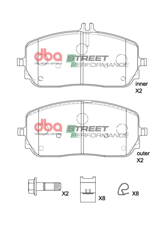 DBA — DBA 2020+ Mercedes-Benz CLA35 AMG 4Matic SP Performance Front Brake Pads
Brake Rotor