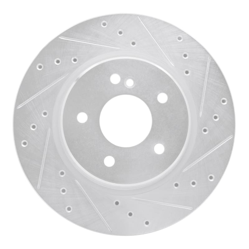 R1 Concepts — R1 1998-2009 Chrysler Crossfire Rear Right Drilled & Slotted Silver Brake Rotor
R1 Brake Rotor Drill