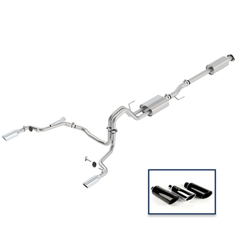 Ford Racing — Ford Racing 15-18 F-150 5.0L Cat-Back Sport Exhaust System - Rear Exit Chrome Tips
Exhaust System Kit