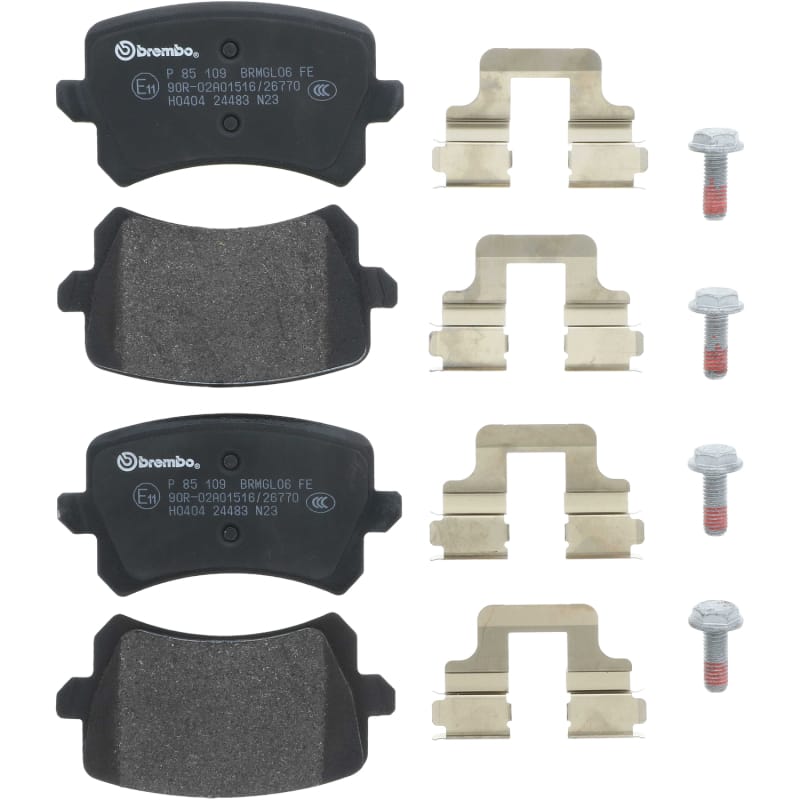 Brembo OE — Brembo 2015 Volkswagen Tiguan/CC/Passat/ Audi Q3 QuattroRear Low-Met Brake Pad