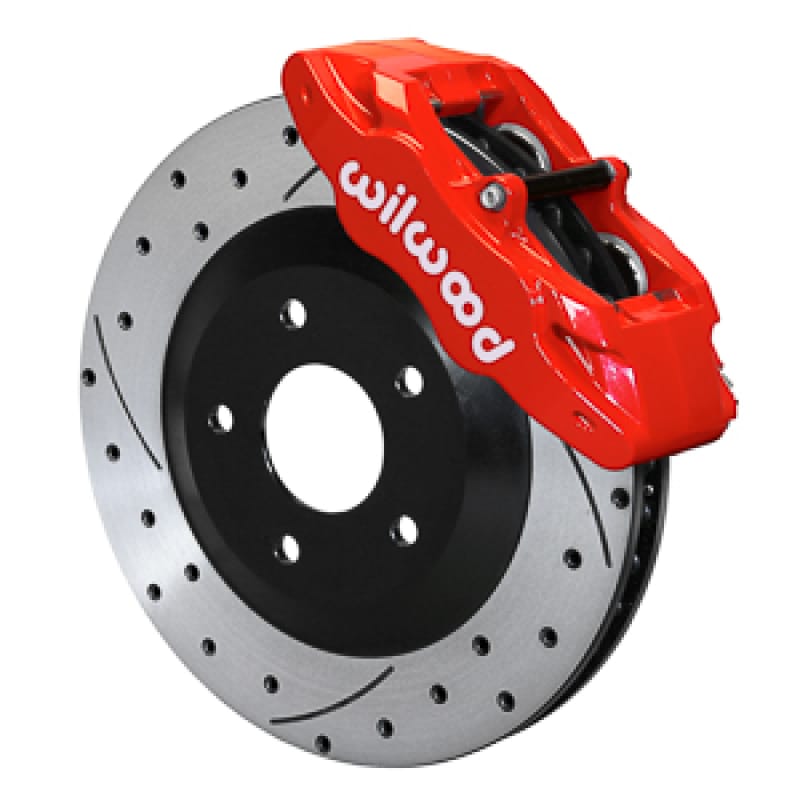 Wilwood — Wilwood 05-13 C6 Corvette Base SLC56 Front Rotor & Brake Kit - Red