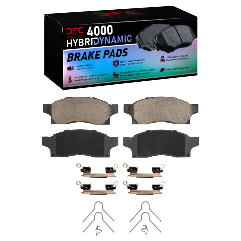 DFC — DFC 91-91 Toyota MR2 Front 4000 HybriDynamic Brake Pads and Hardware Kit
DFC Brake Pad Set