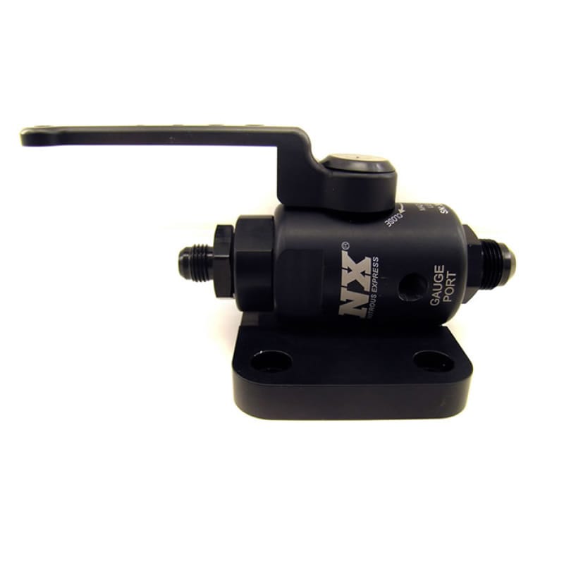 Nitrous Express — Nitrous Express Remote Shutoff Nitrous Valve Female 8AN Oring Inlet and Outlet
Shutoff Valve
N2OSafetyVlv