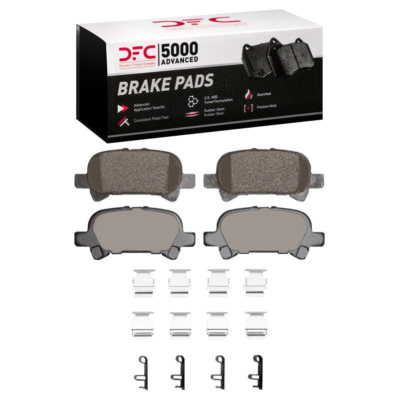 DFC — DFC 00-04 Toyota Solara Rear 5000 Advanced Ceramic Brake Pads and Hardware Kit
DFC Brake Pad Set