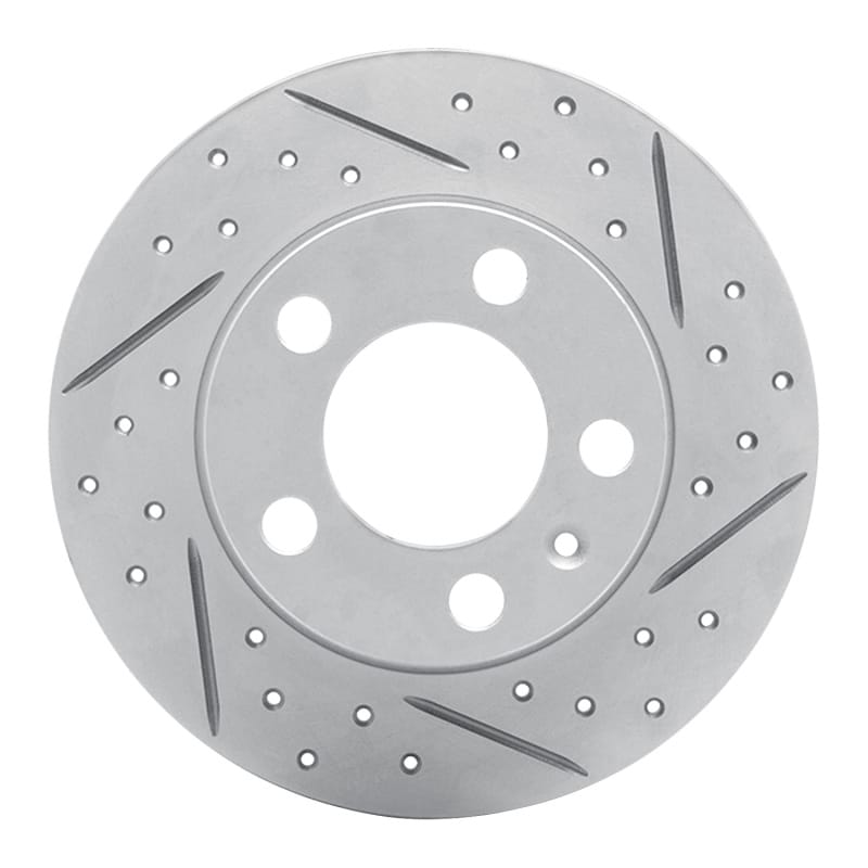 R1 Concepts — R1 98-24 Audi Tt Rear Right Drilled & Slotted Geo-Carbon Rotor