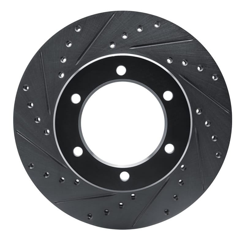R1 Concepts — R1 1986-1995 Toyota 4Runner Front Left Drilled & Slotted Black Brake Rotor
R1 Brake Rotor Drill