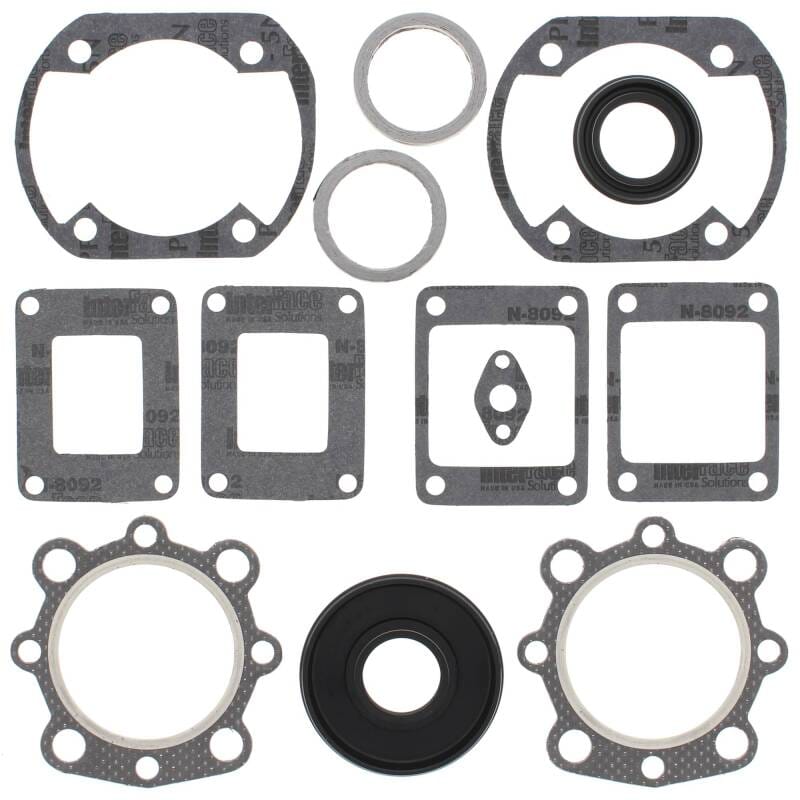 Vertex Pistons — Vertex Gaskets 79-81 Yamaha Exciter EX 440 C D E Complete Gasket Kit w/ Oil Seals