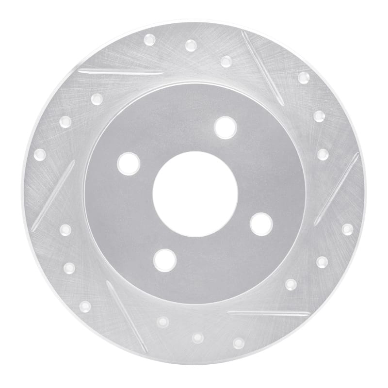 R1 Concepts — R1 91-98 Saturn SC1 Rear Right Drilled & Slotted Silver Brake Rotor
R1 Brake Rotor Drill