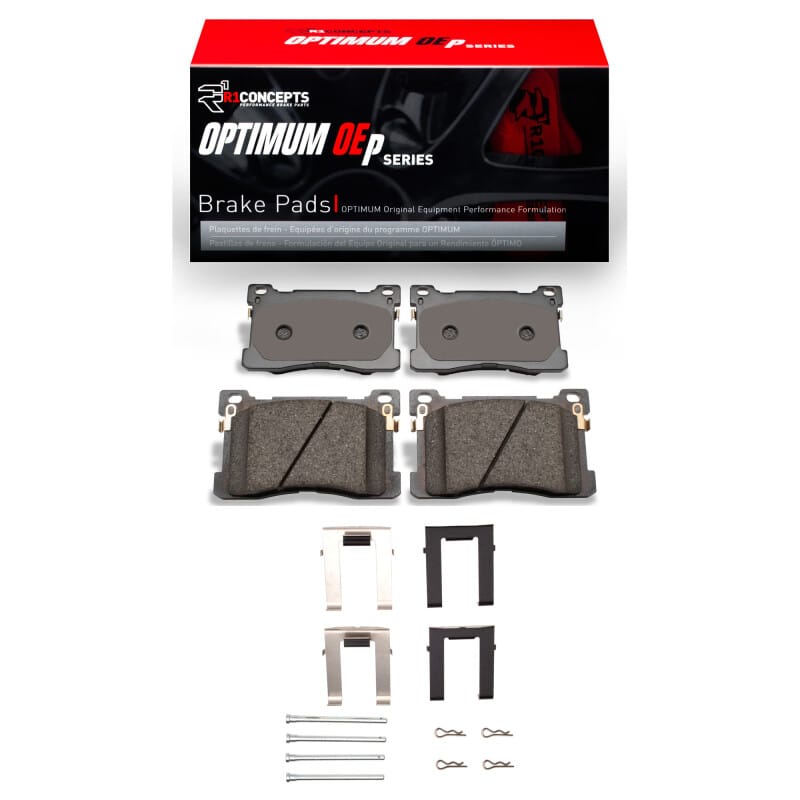 R1 Concepts — R1 12-17 Hyundai Equus Front Optimum OE Pads & Hardware Kit
R1 Optimum Oe Pads a
