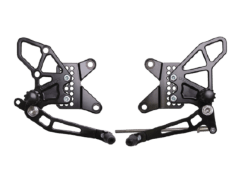 Vortex Racing — Vortex Racing 13-18 Kawasaki ZX636 Ninja ZX-6R Rear Set- Black
