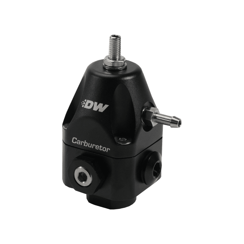 DeatschWerks — DeatschWerks Compact Carburetor Adjustable Fuel Regulator 6AN x4 Inlets - 6AN Return - Black
Regulators