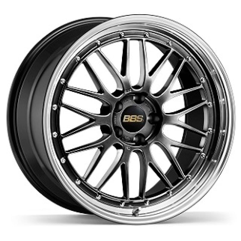 BBS — BBS LM 20x12 5x130 ET72 CB71.6 Diamond Black Wheel w/ Diamond Cut Machined Lip