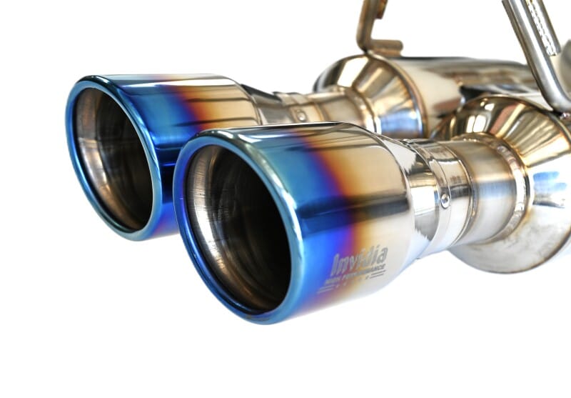 Invidia — Invidia 22+ Toyota GR Corolla R400 Rolled Titanium Tip Cat-Back
