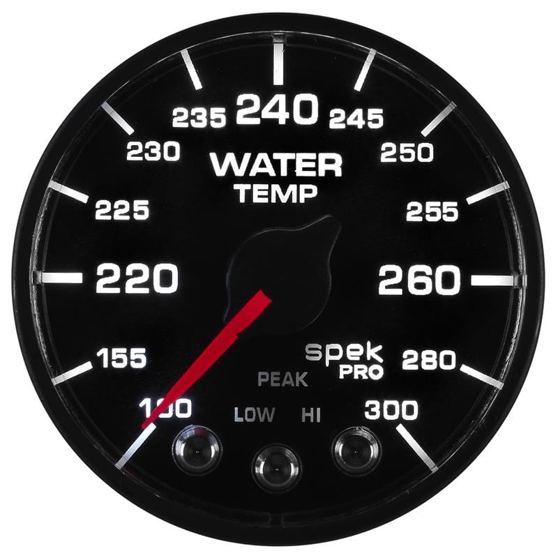 AutoMeter — Autometer Spek-Pro - Nascar 2-1/16in Water Temp 100- 300F Bfb Ecu
GA 2" WT BFB ECU SPK